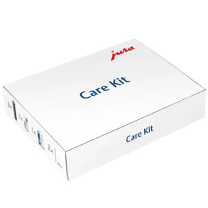 Čisticí sada se třemi vodními filtry Jura Claris Smart+, 90 g třífázových čisticích tablet a dvěma 360 mm dlouhými silikonovými hadicemi pro kávovary Jura.