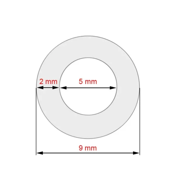 Silikonová hadice 5x2x610mm pro kávovary Jura