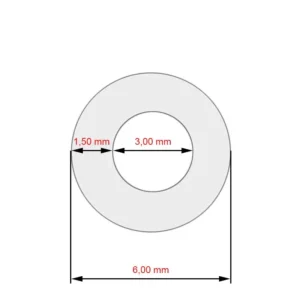 Hadice na napěnění mléka 3 mm x1,5 mm x 100 cm pro kávovary Melitta
