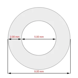 Silikonová hadice pro kávovary Melitta 5 mm x 2 mm x 100 cm