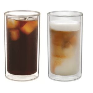 Izolované dvoustěnné šálky na kávu pro kávovary 2ks/300ml